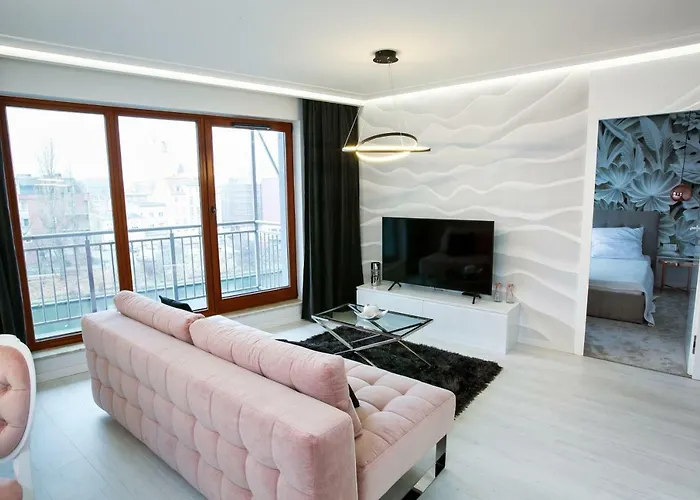 Z Basenem I Widokiem Na Motlawe Apartamento Gdańsk