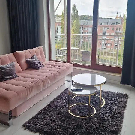 Apartmán Z Basenem I Widokiem Na Motlawe Gdaňsk