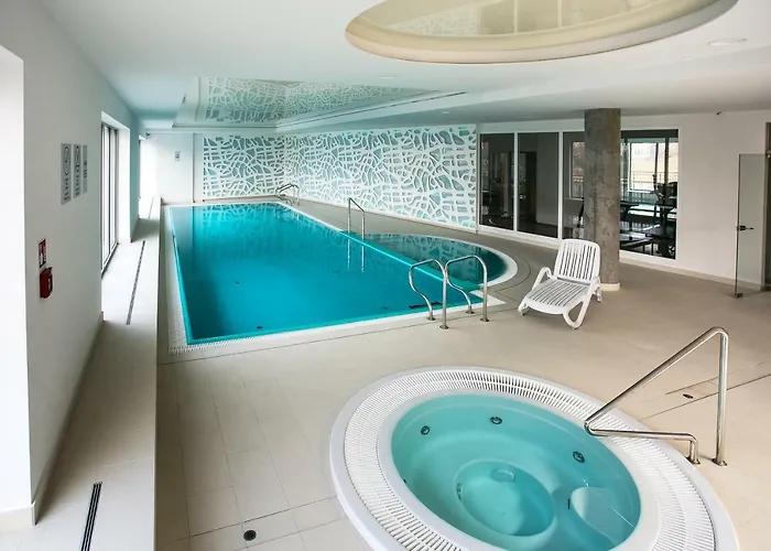 公寓 Z Basenem I Widokiem Na Motlawe 格但斯克